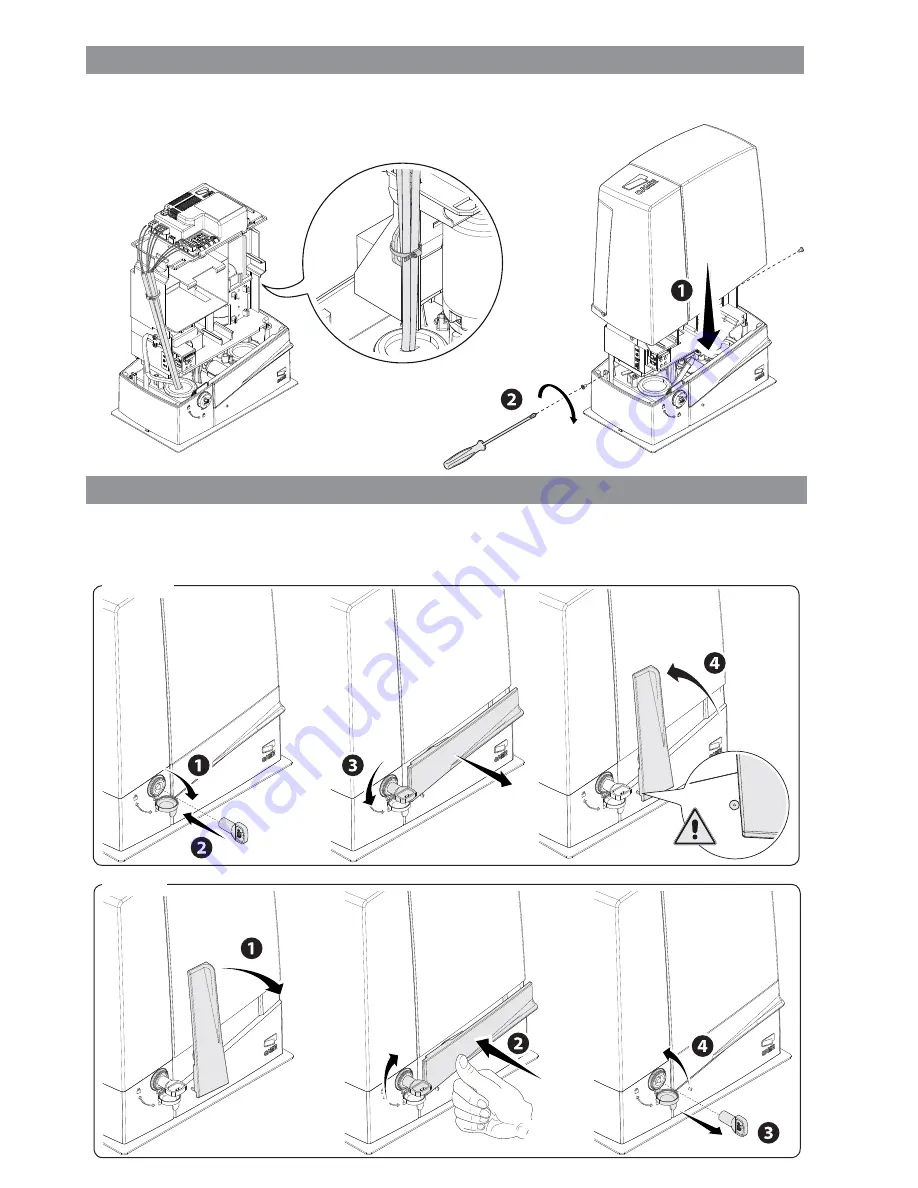 CAME SDN10 Installation Manual Download Page 26