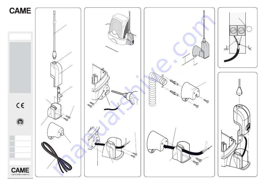 CAME TOP-A269N Quick Start Manual Download Page 1