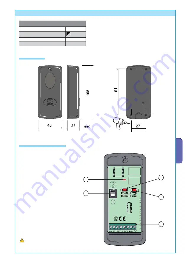 CAME TRA03 Installation Manual Download Page 43