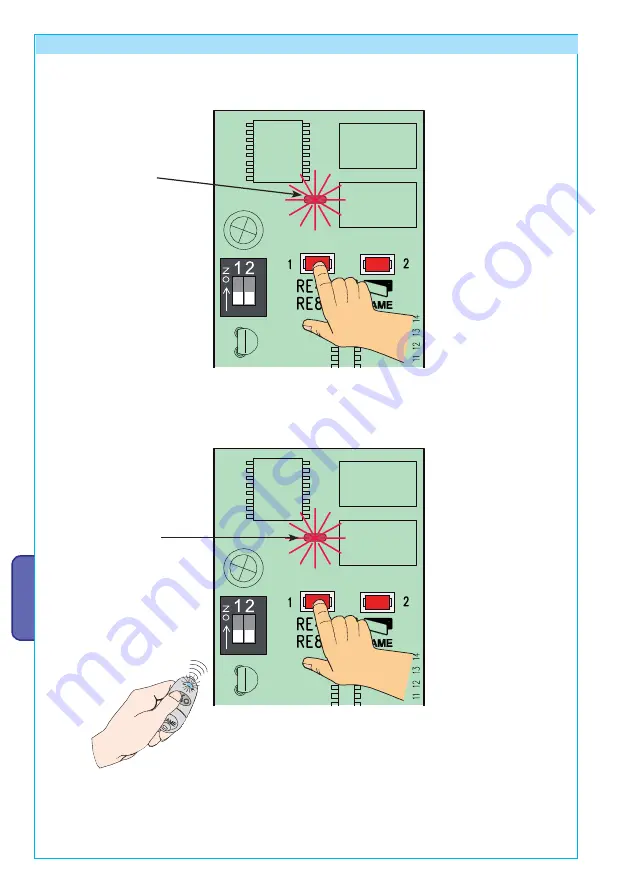 CAME TRA03 Installation Manual Download Page 54