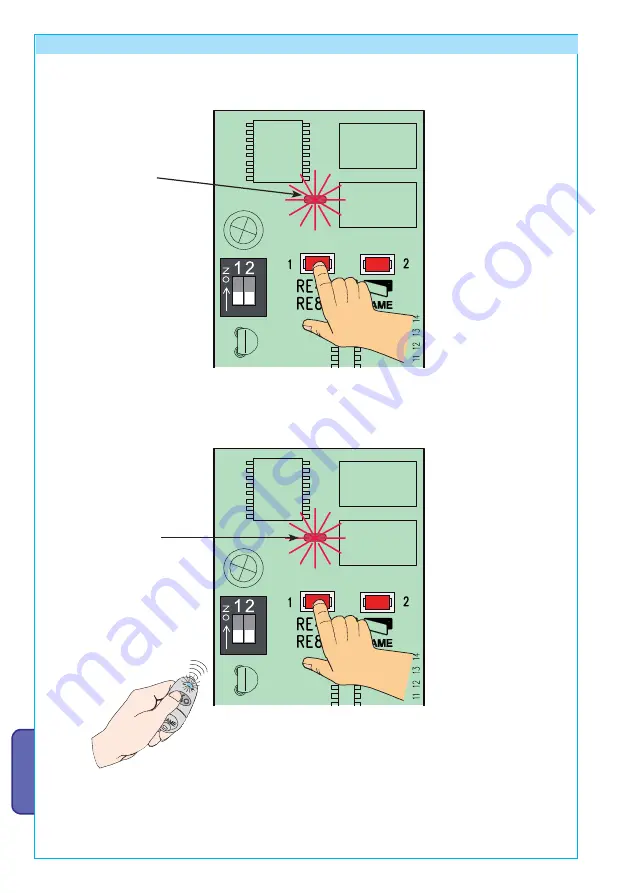 CAME TRA03 Installation Manual Download Page 70