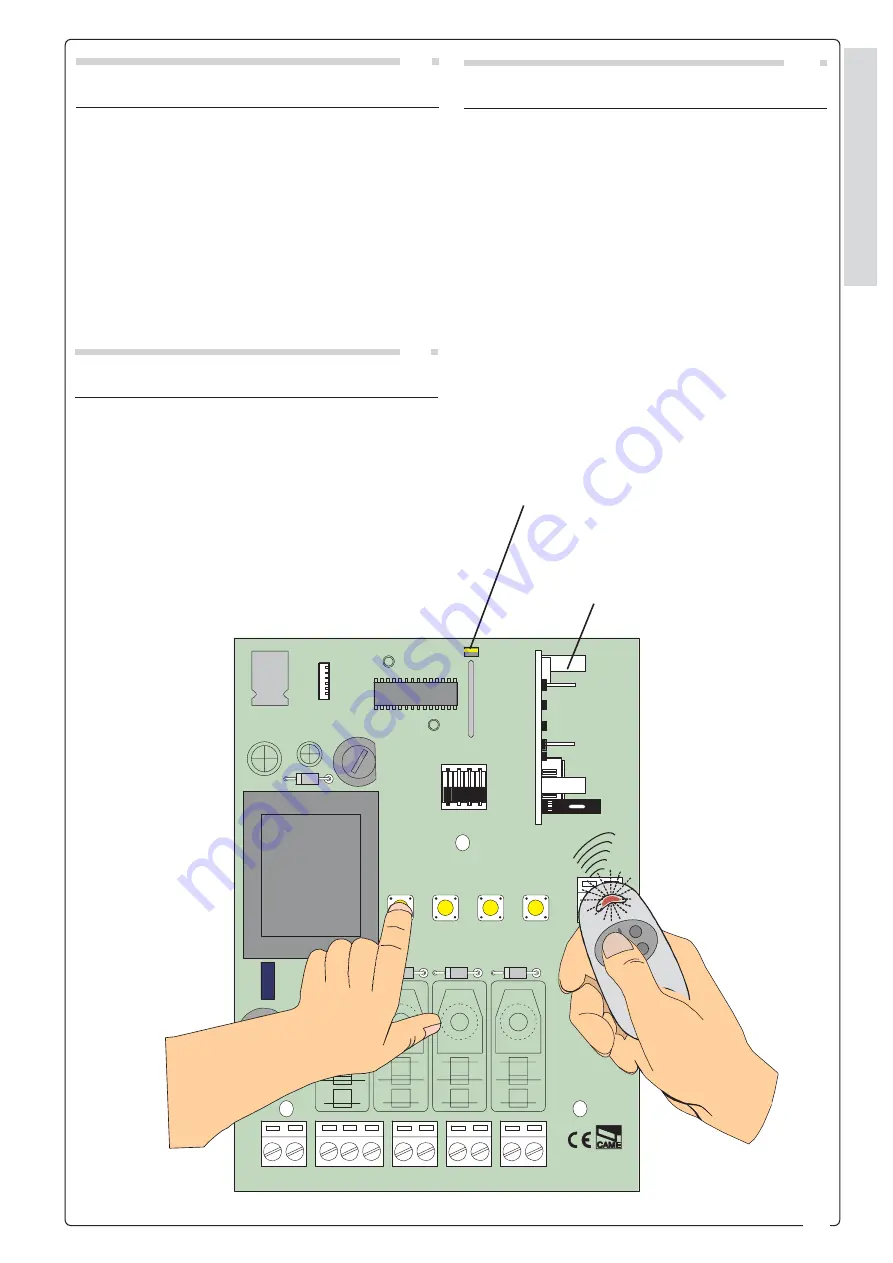 CAME TRA05 Manual Download Page 7