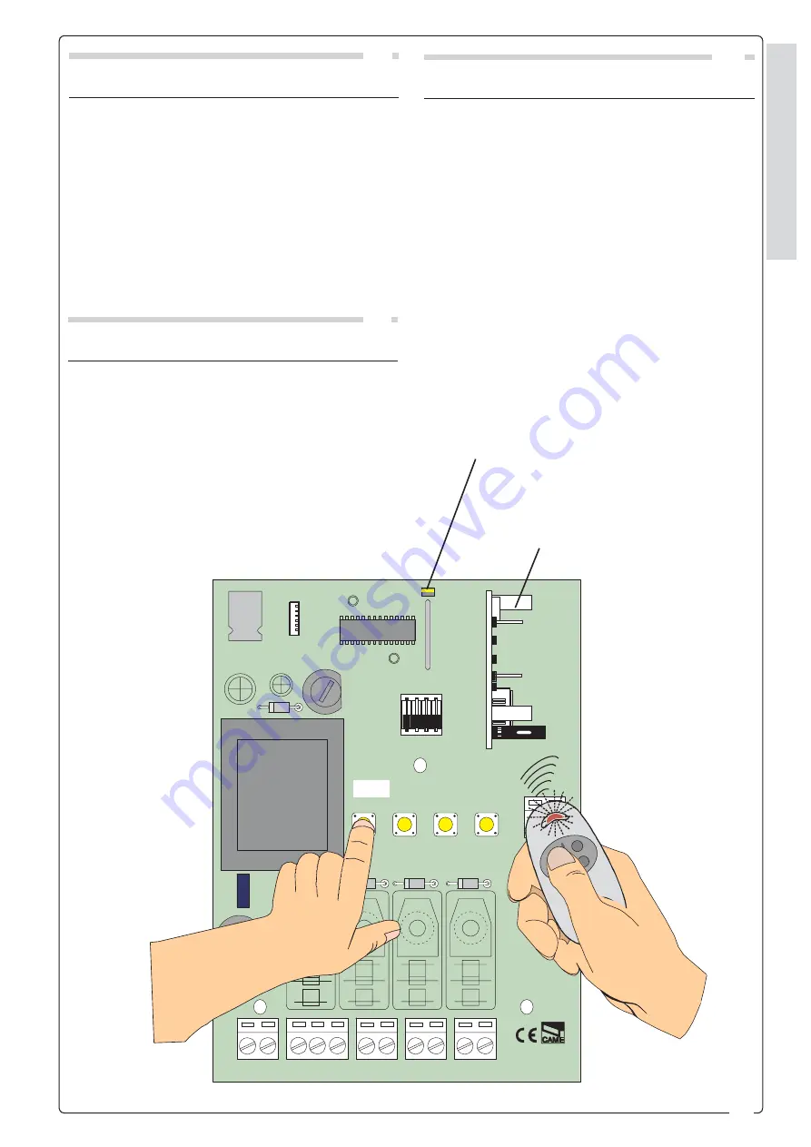 CAME TRA05 Manual Download Page 19