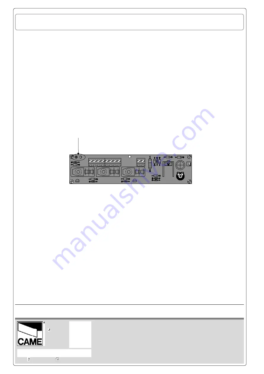 CAME Z Series Manual Download Page 4