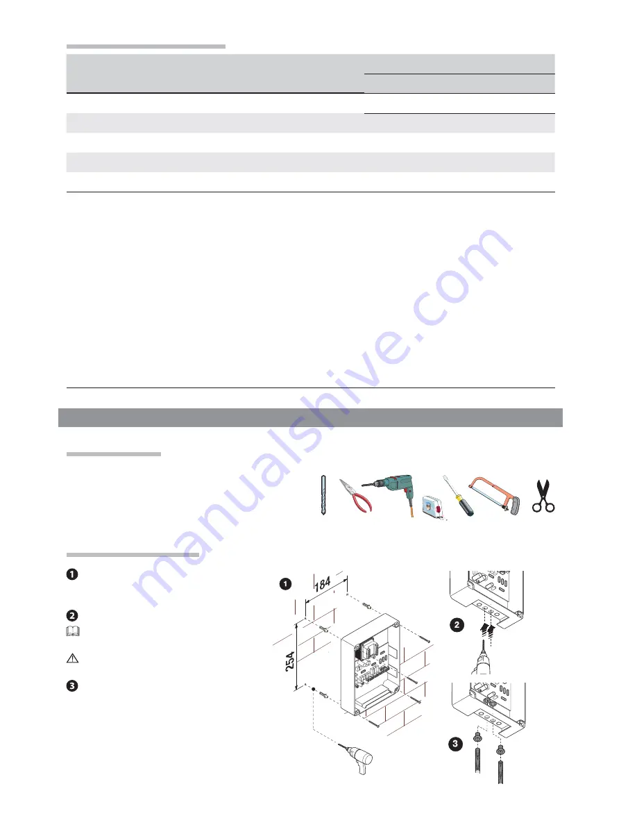 CAME ZA3N Installation Manual Download Page 6