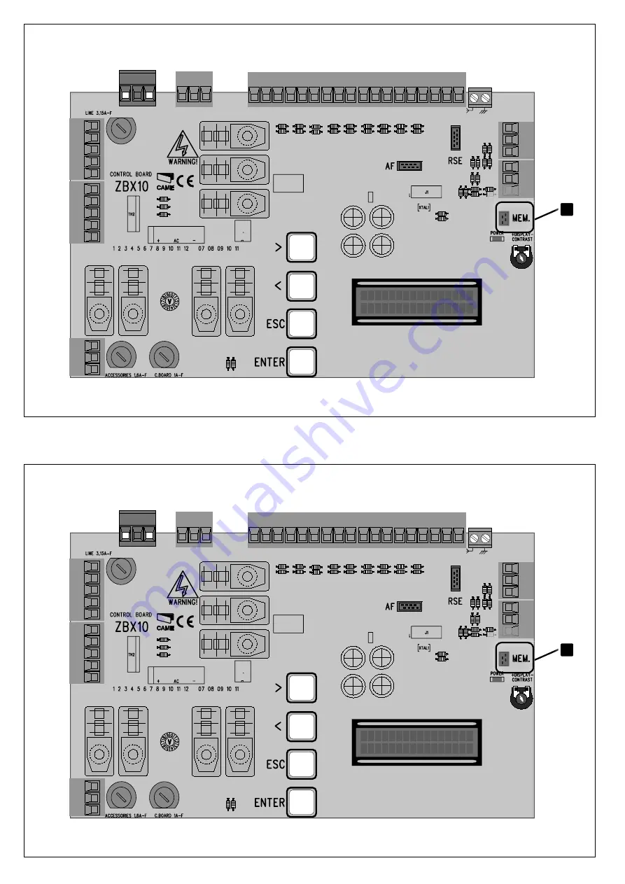 CAME ZBX10 Manual Download Page 2