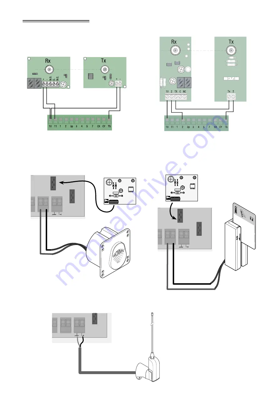 CAME ZCX10 Installation Manual Download Page 23