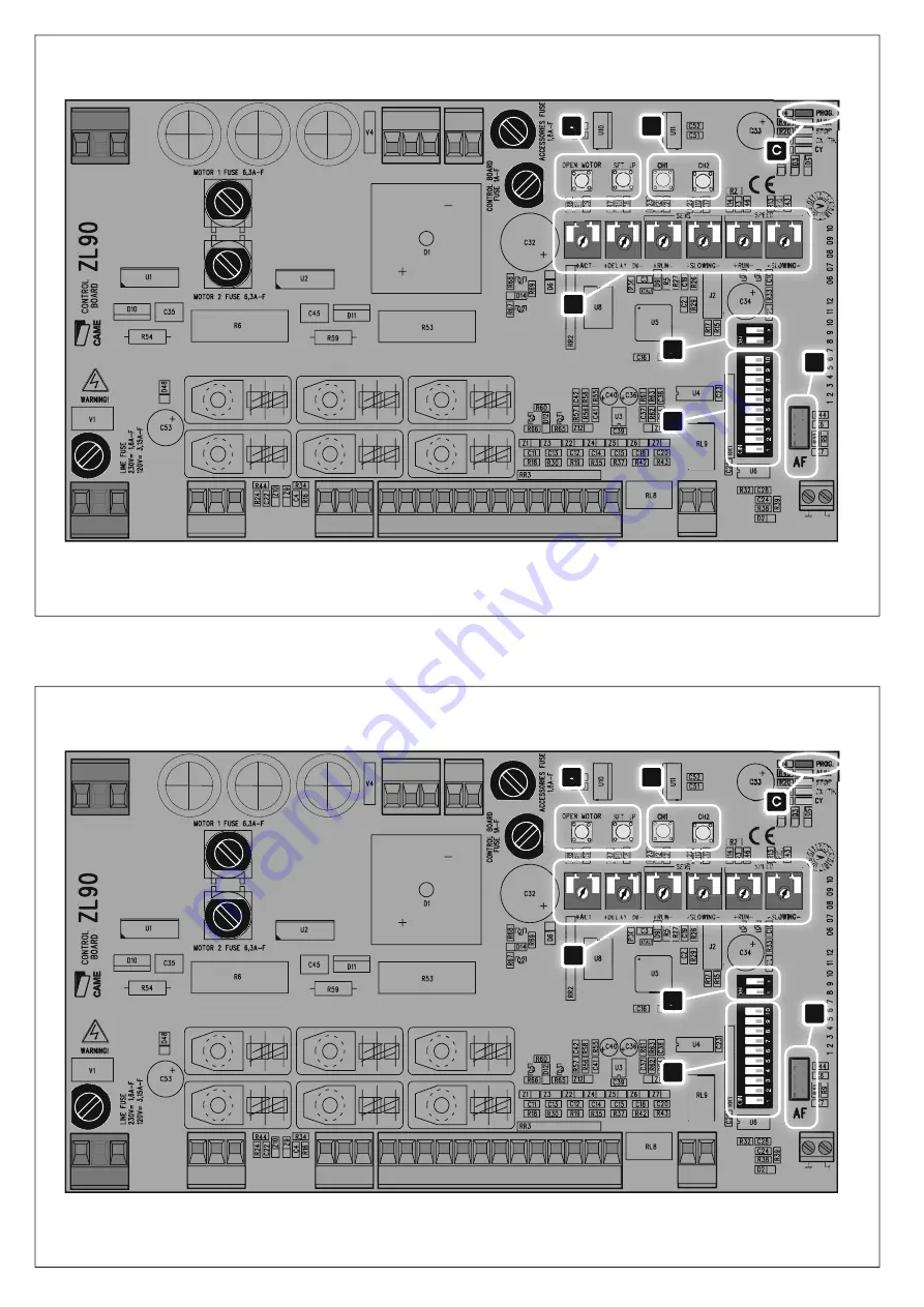 CAME ZL90 Manual Download Page 2