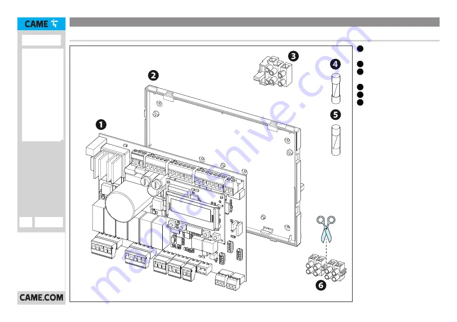 CAME ZLX24S Instruction Manual Download Page 1