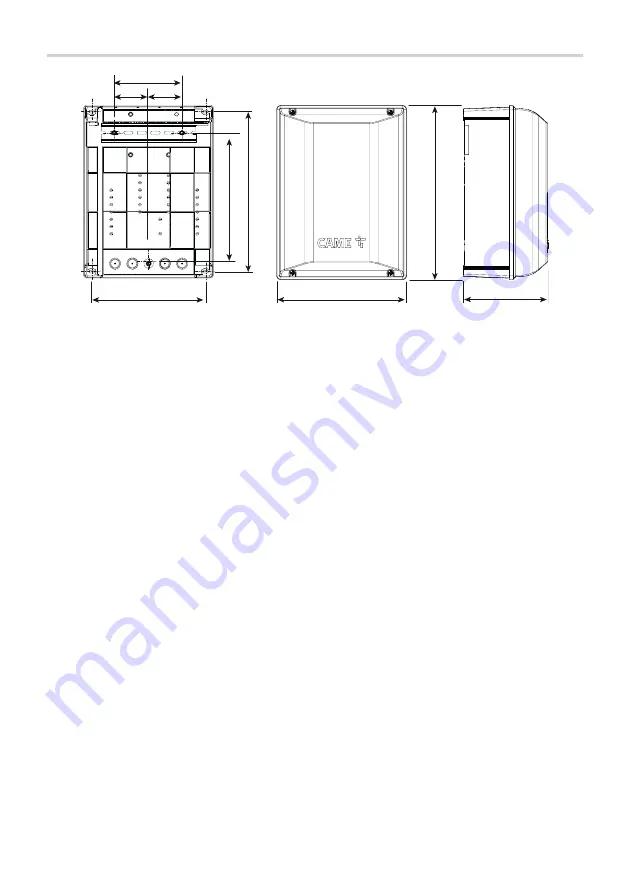 CAME ZLX24SA Installation Manual Download Page 8