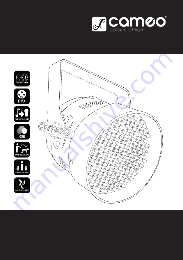 Cameo CLP56RGB05PS User Manual Download Page 1