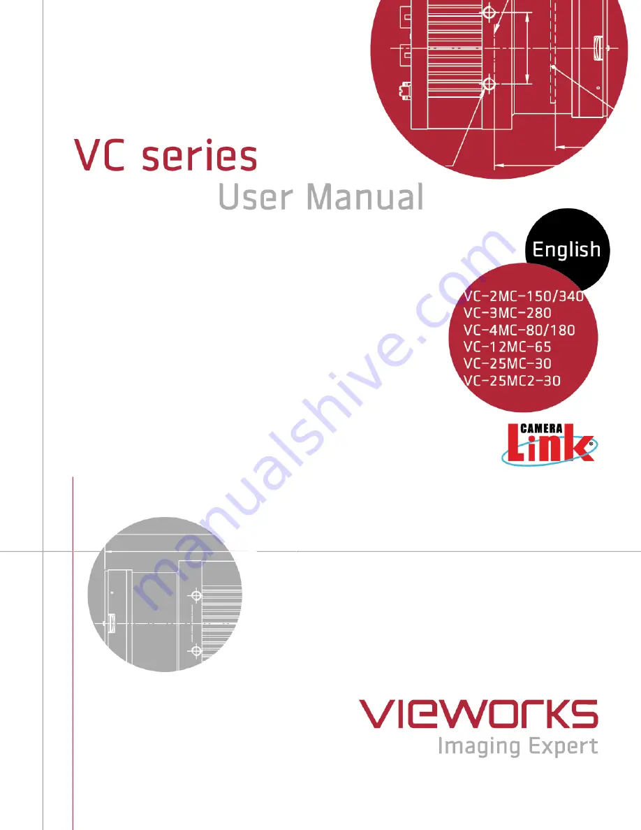 CAMERA LINK vieworks VC Series User Manual Download Page 1