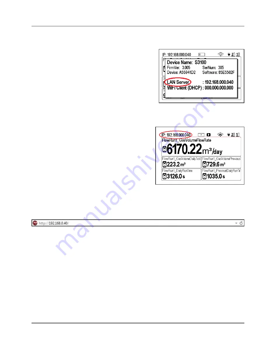 Cameron Scanner 3100 Networking Manual Download Page 13