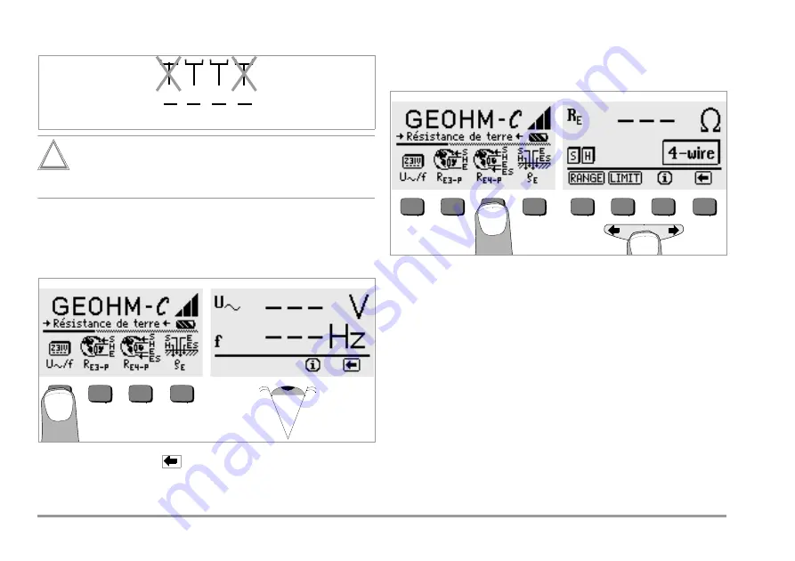 Camille Bauer GOSSEN METRAWATT GEOHM C Operating Instructions Manual Download Page 88