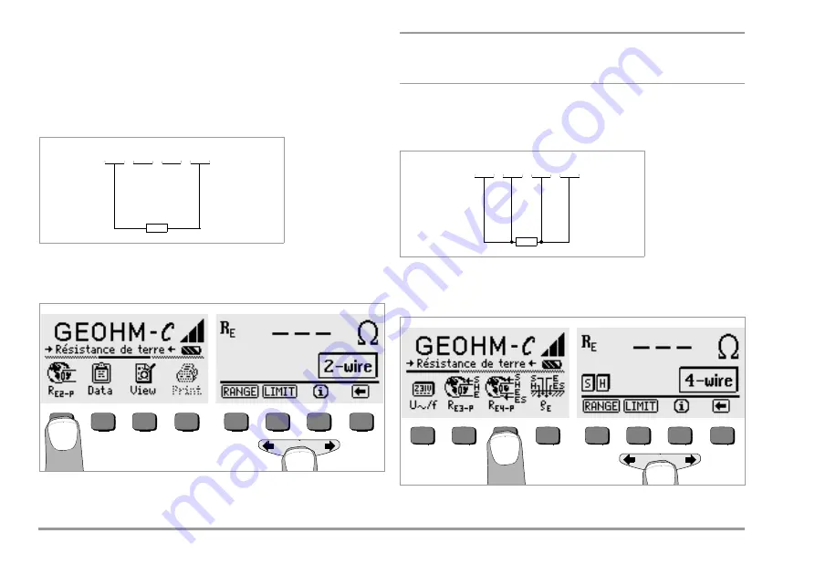 Camille Bauer GOSSEN METRAWATT GEOHM C Operating Instructions Manual Download Page 96