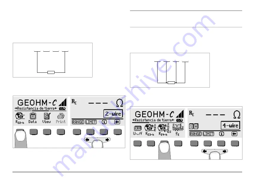 Camille Bauer GOSSEN METRAWATT GEOHM C Operating Instructions Manual Download Page 196