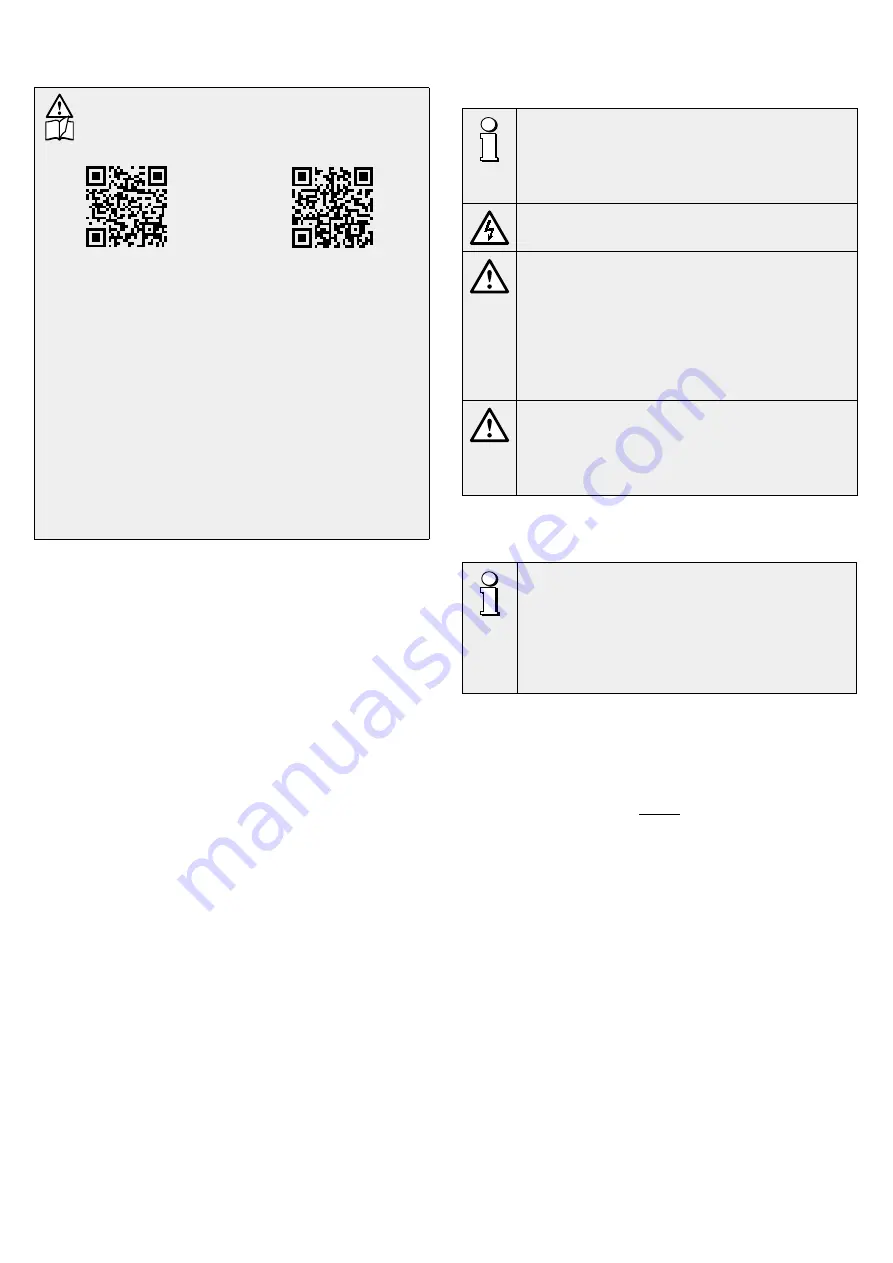 Camille Bauer SINEAX AM1000 Safety Instruction Download Page 2