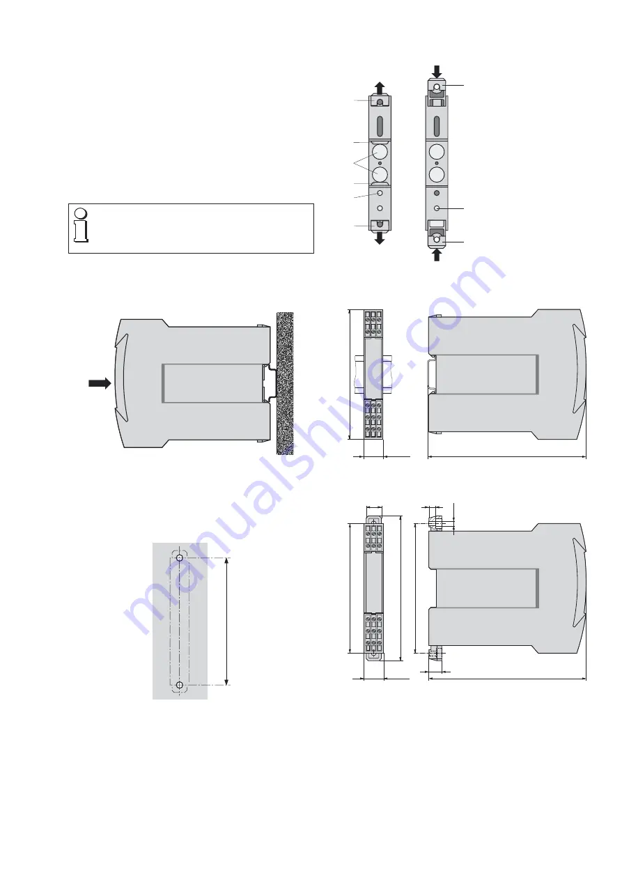 Camille Bauer SINEAX C 402-1 Operating Instructions Manual Download Page 9