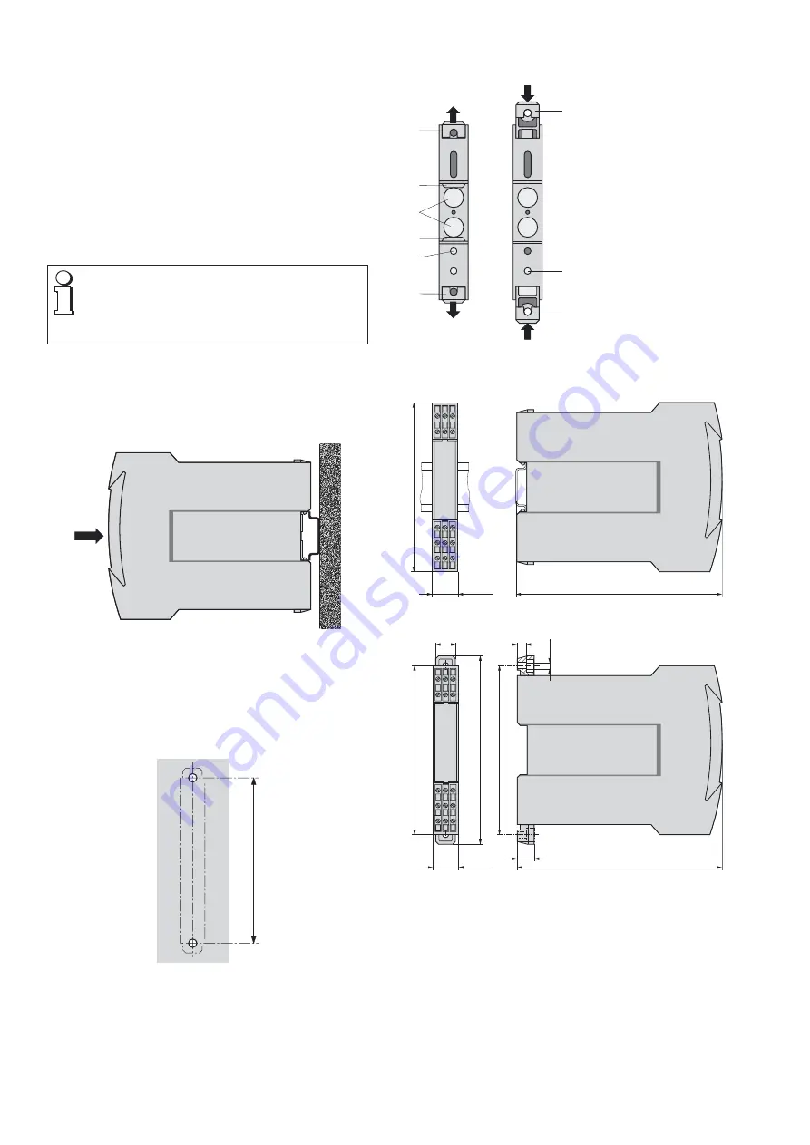 Camille Bauer SINEAX C 402-1 Operating Instructions Manual Download Page 16