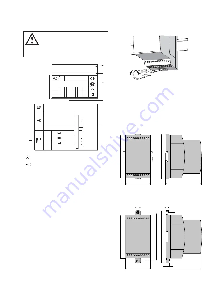 Camille Bauer SINEAX DME 406 Operating Instructions Manual Download Page 15