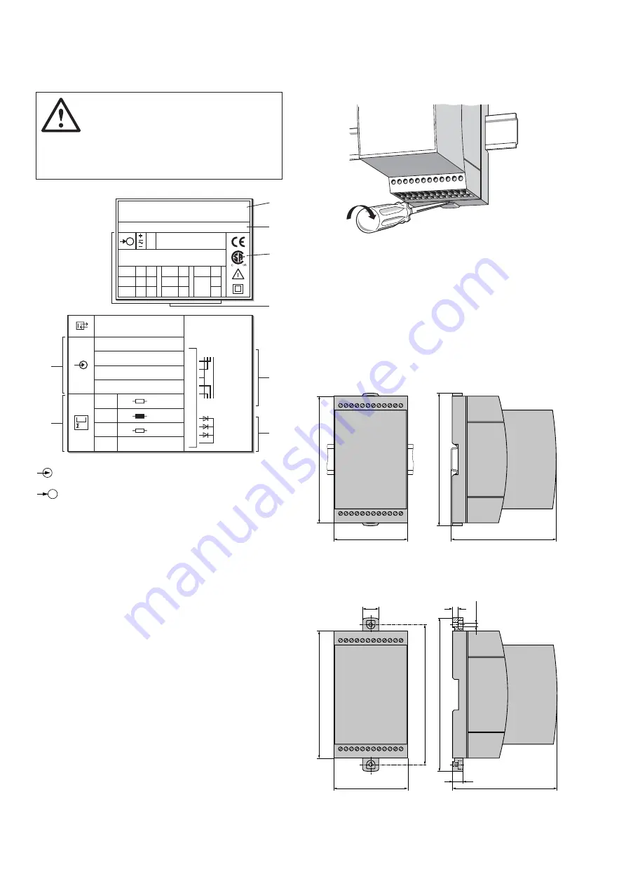 Camille Bauer SINEAX DME 406 Operating Instructions Manual Download Page 28