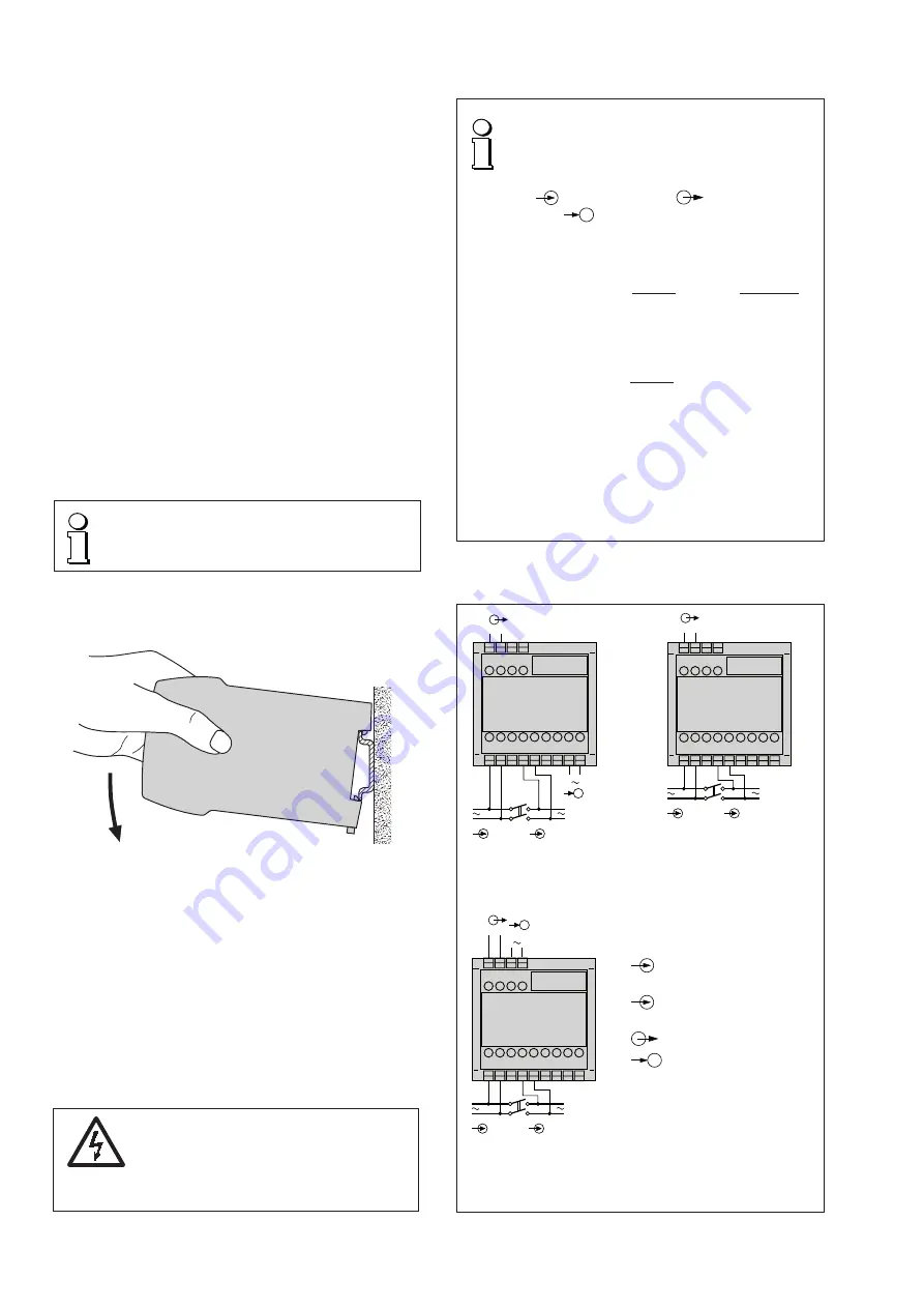 Camille Bauer SINEAX G 537 Operating Instructions Manual Download Page 10