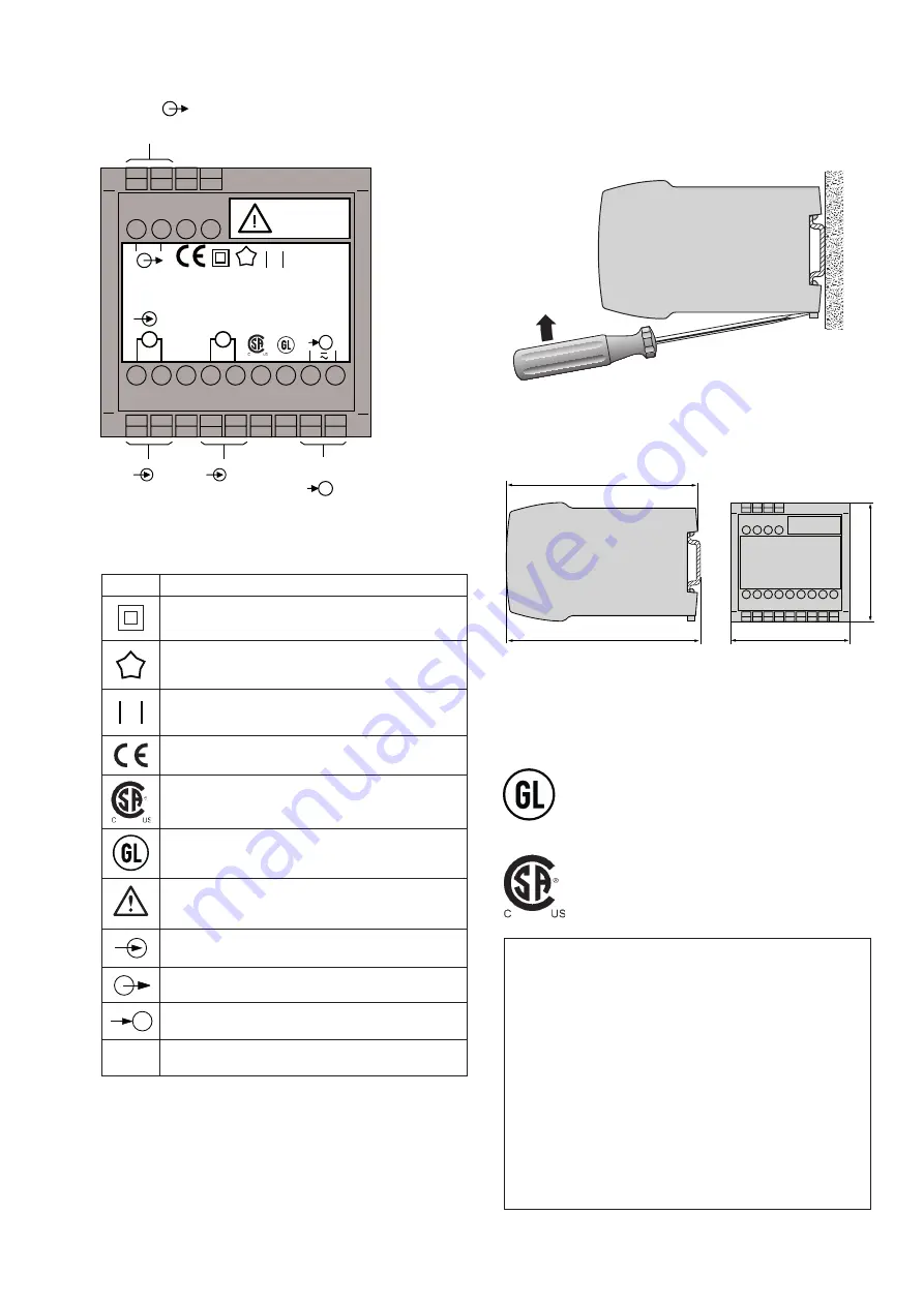 Camille Bauer SINEAX G 537 Operating Instructions Manual Download Page 11