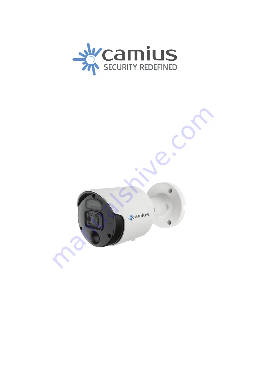 camius BOLT Series Quick Setup Manual Download Page 1