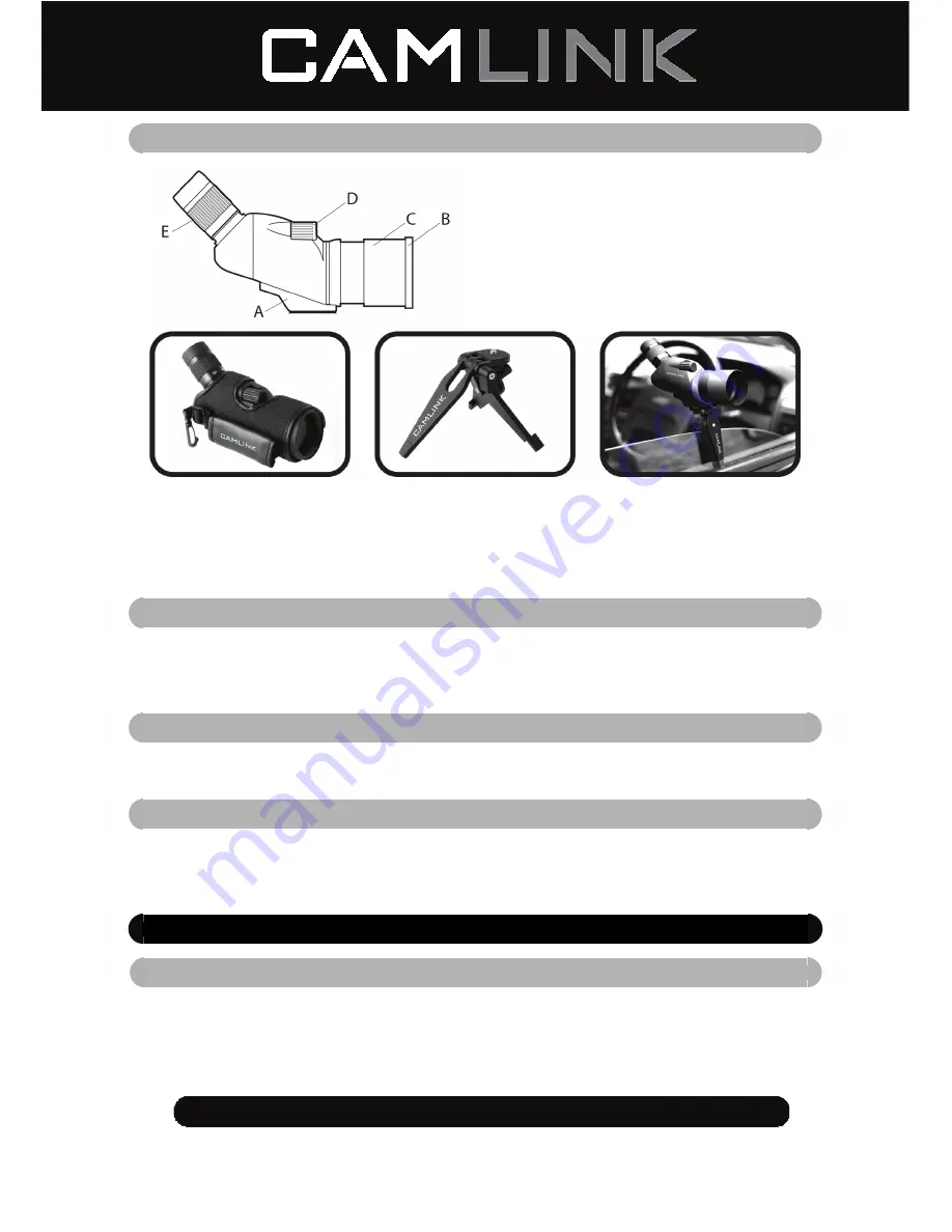 Camlink CL-CSP50 Manual Download Page 7