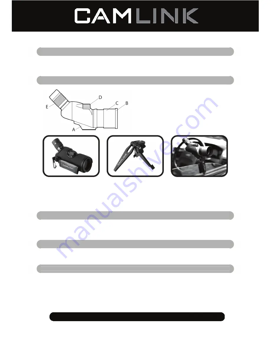 Camlink CL-CSP50 Manual Download Page 14