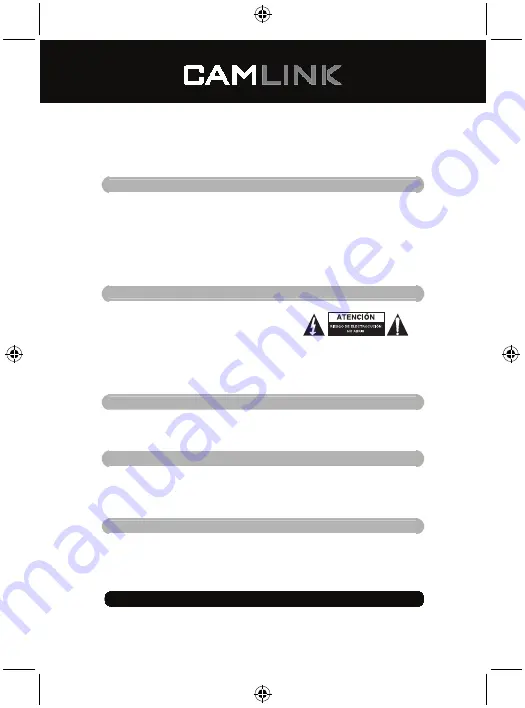 Camlink CL-LED320 Manual Download Page 10