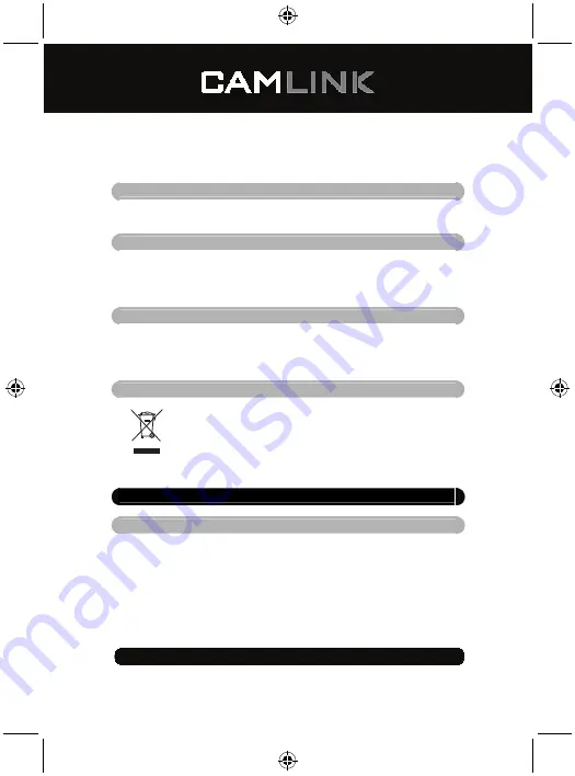 Camlink CL-LED320 Manual Download Page 17