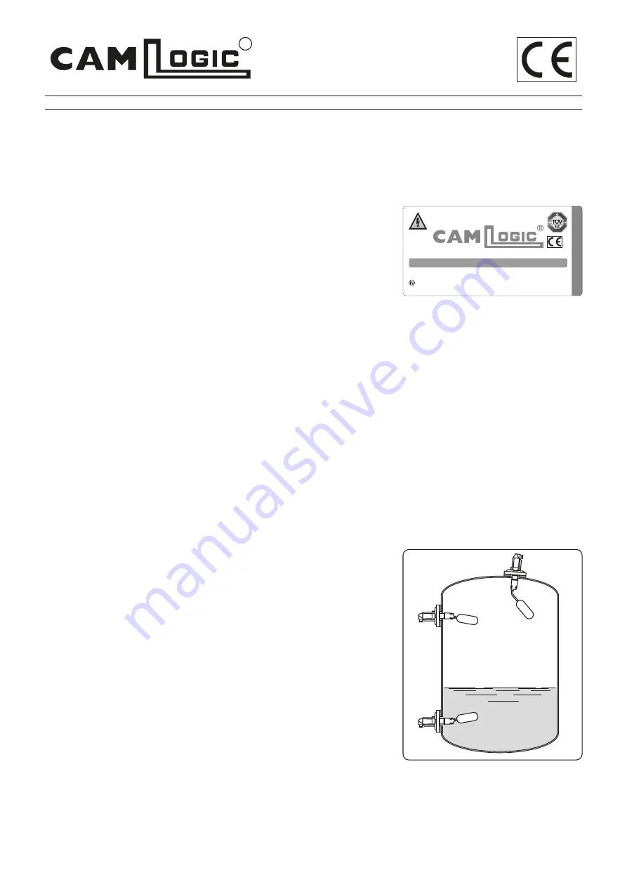 Camlogic PFG-LP Installation And Maintenance Download Page 1