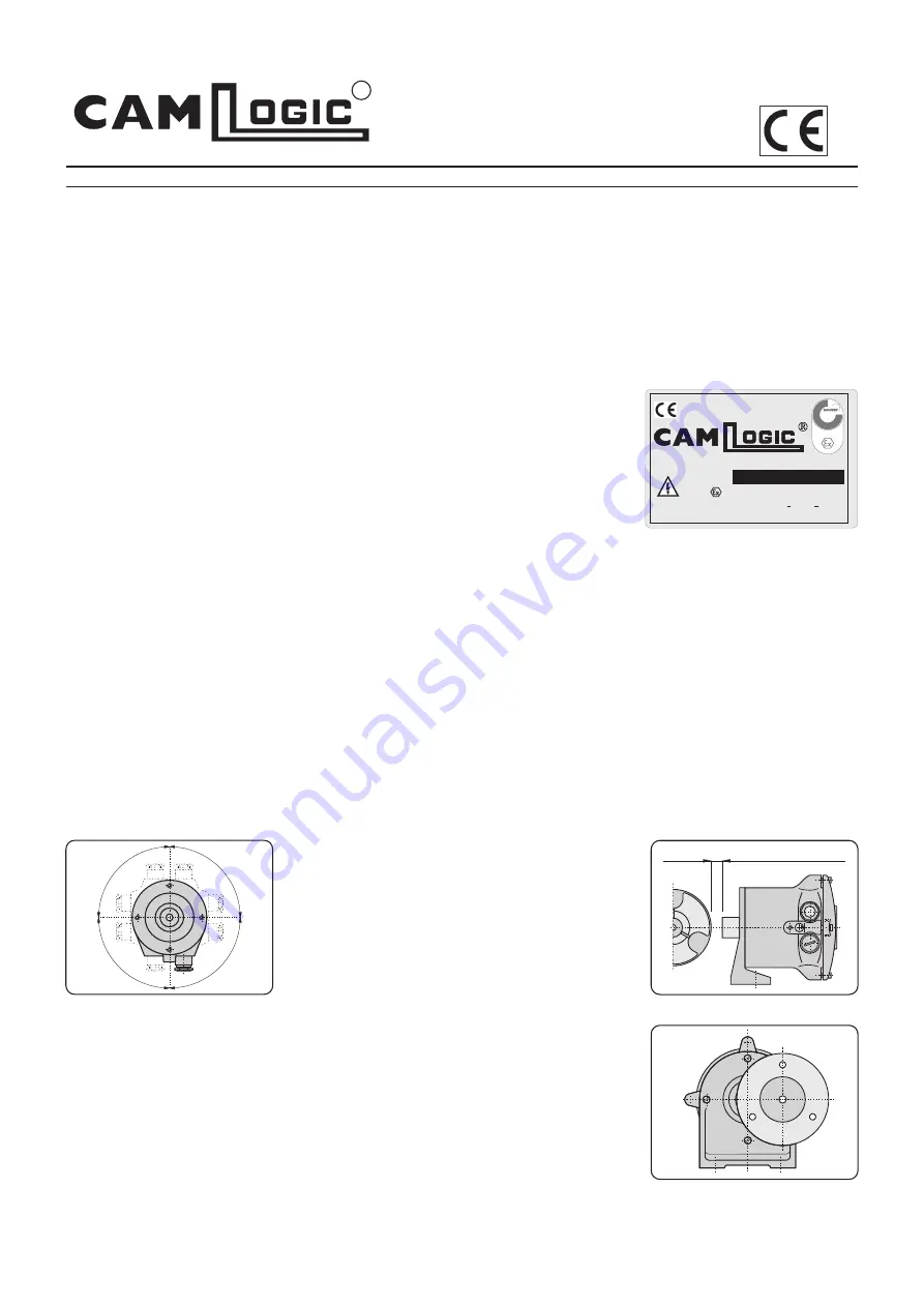 Camlogic SMD 20/P Скачать руководство пользователя страница 1