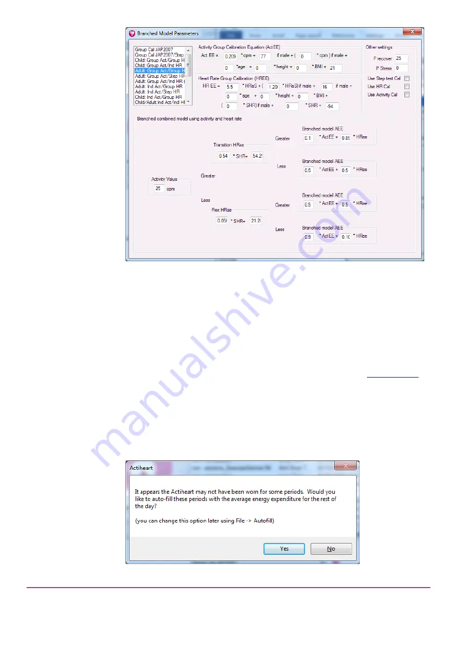 CamNtech The Actiheart User Manual Download Page 36