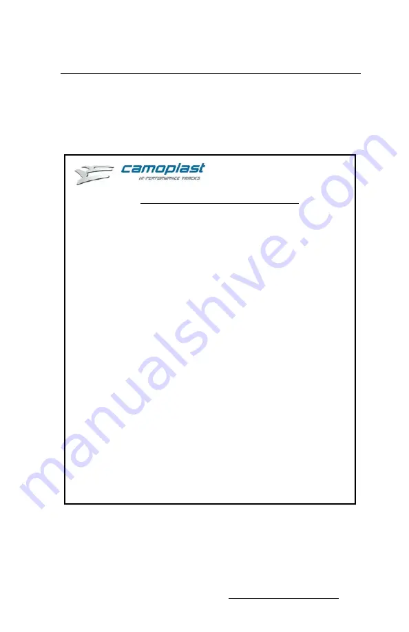 Camoplast Tatou UTV T4S User Manual Download Page 79