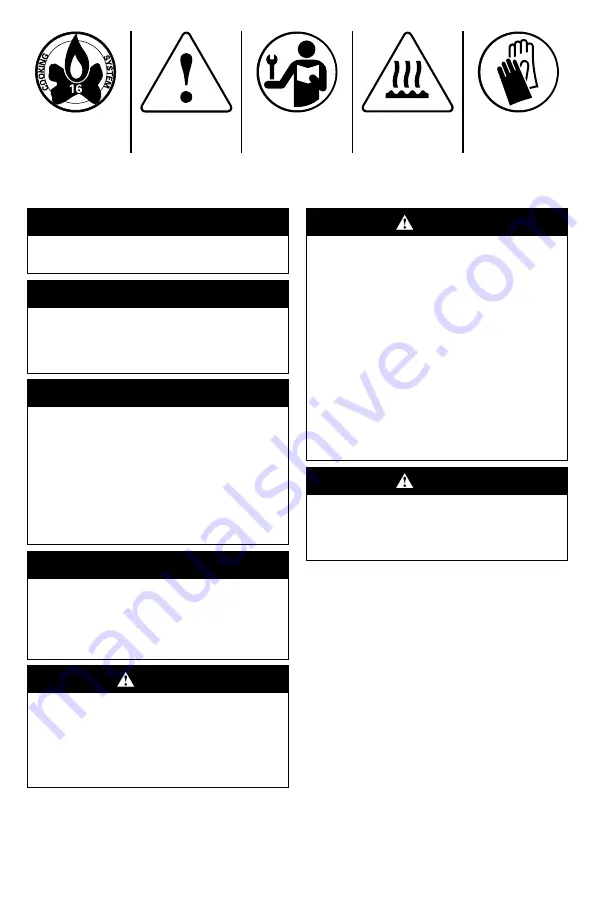 Camp Chef BB30L Warning & Instruction Booklet Download Page 2