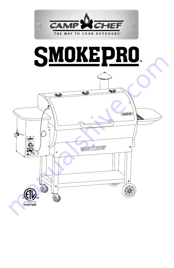 Camp Chef SMOKEPRO PG36LUX-4 Warning & Instruction Booklet Download Page 1