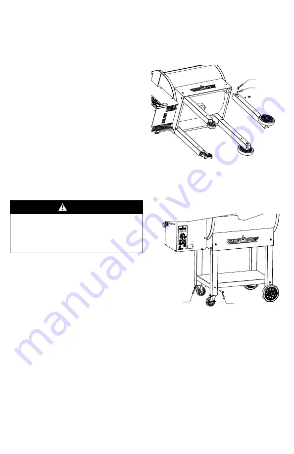 Camp Chef SMOKEPRO PG36LUX-4 Warning & Instruction Booklet Download Page 21