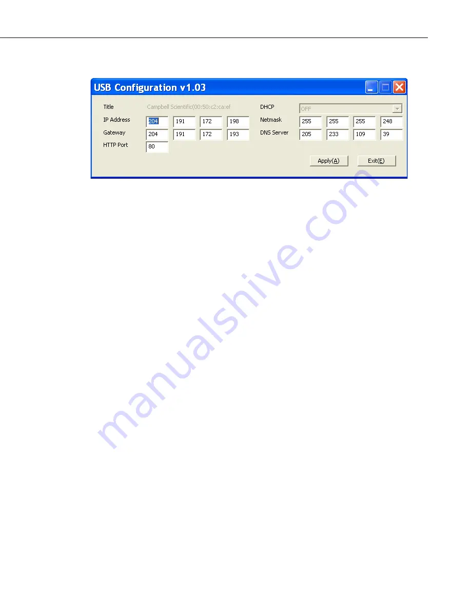 Campbell CC5MPXWD Instruction Manual Download Page 115