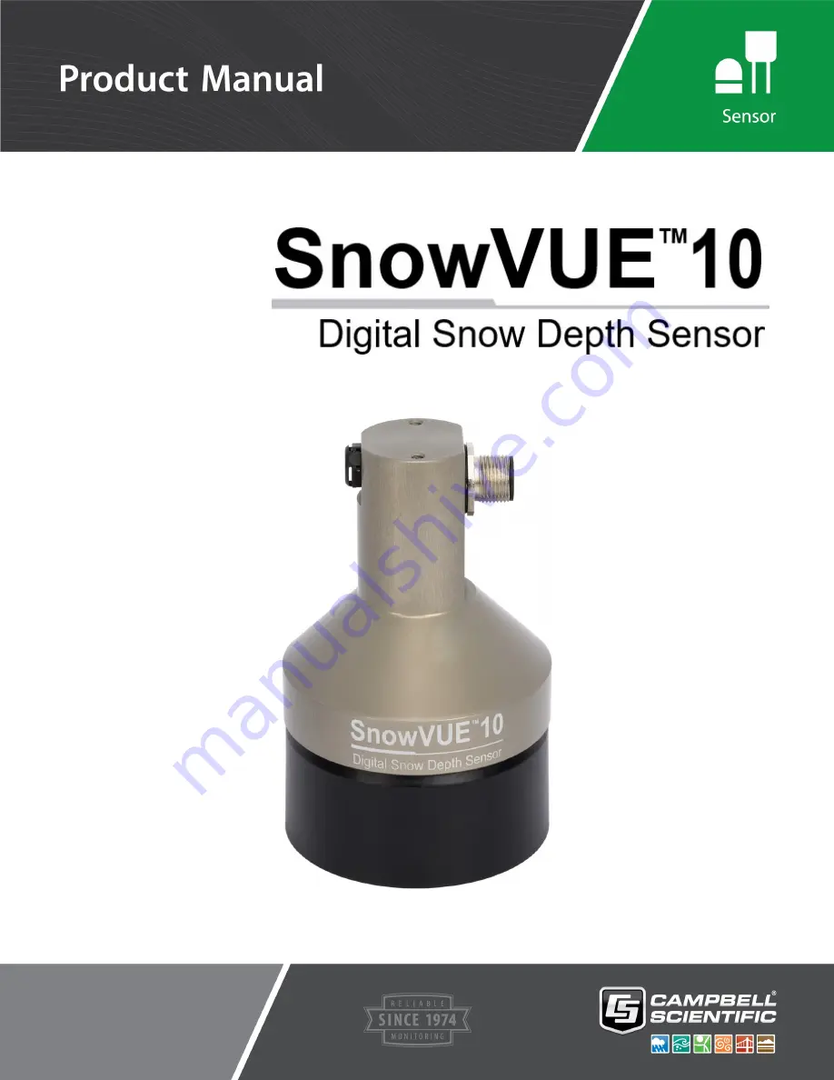 Campbell SnowVUE 10 Скачать руководство пользователя страница 1