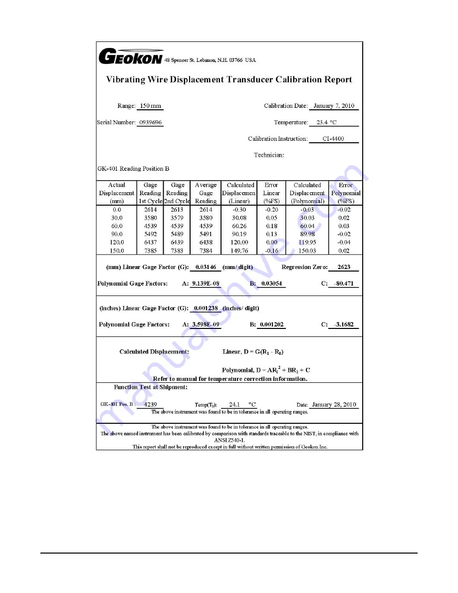 Campbell VWIRE 305 Product Manual Download Page 55