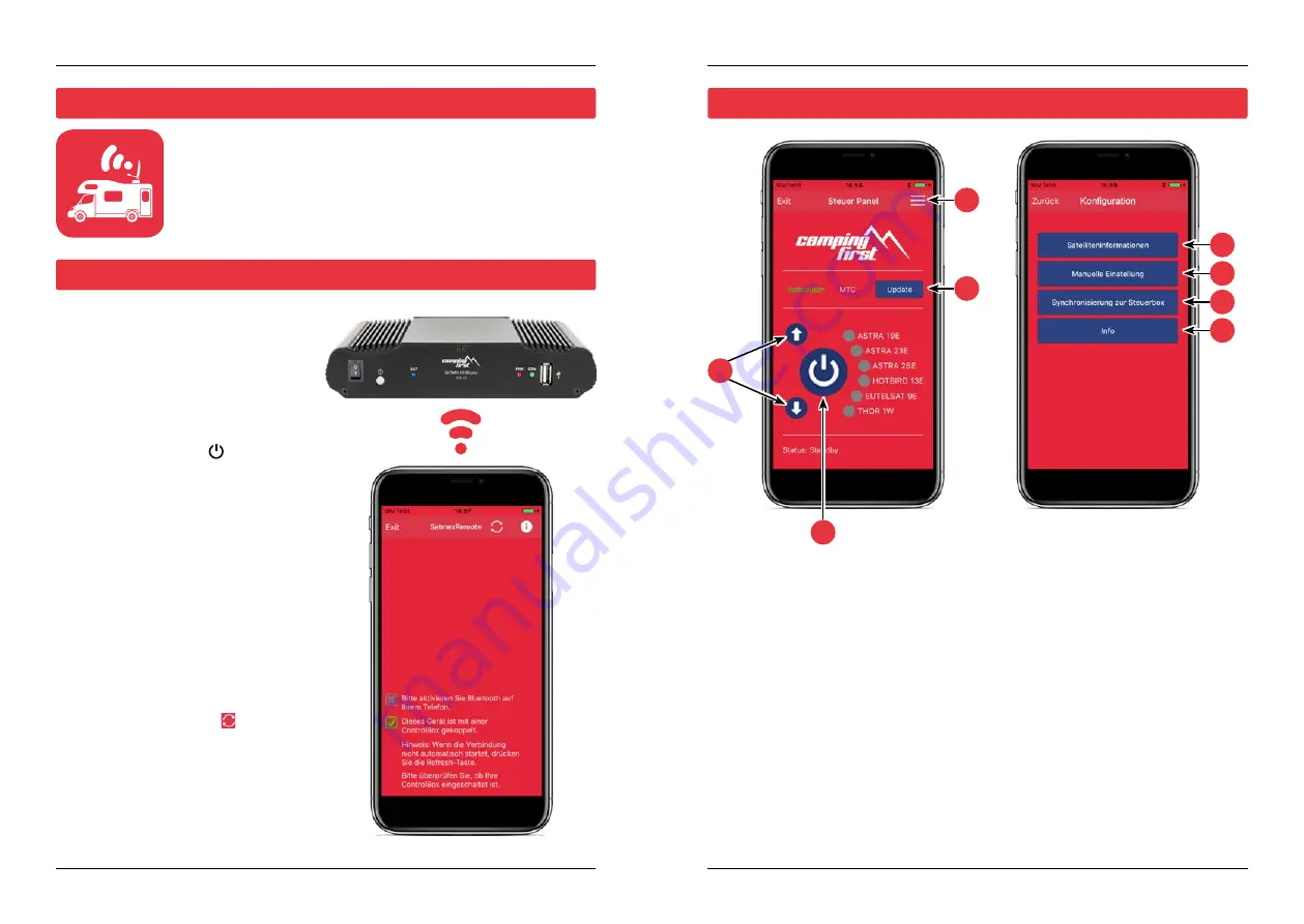camping first Satmex 65 plus User Manual Download Page 21