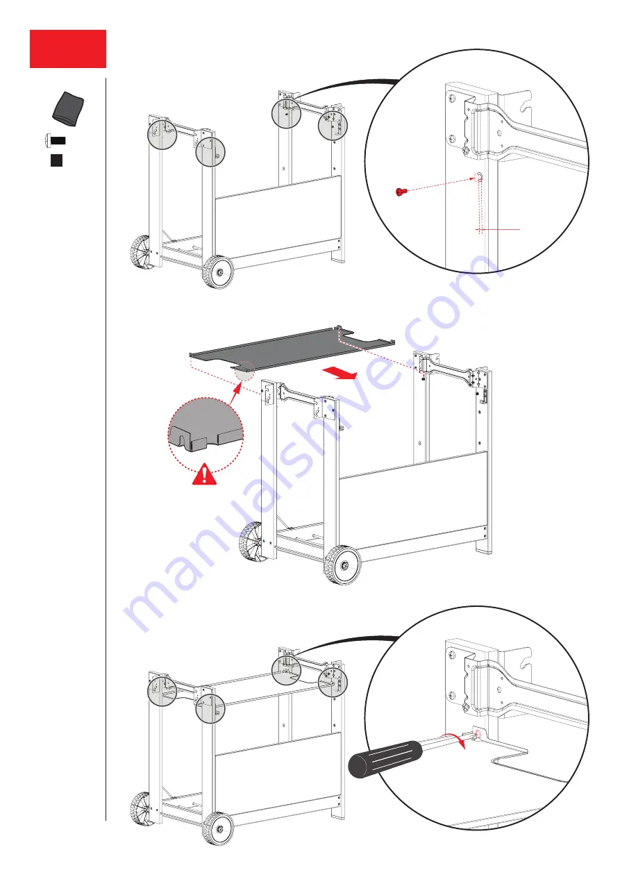 Campingaz DH Woody LX 4 Series Assembly Instructions Manual Download Page 9