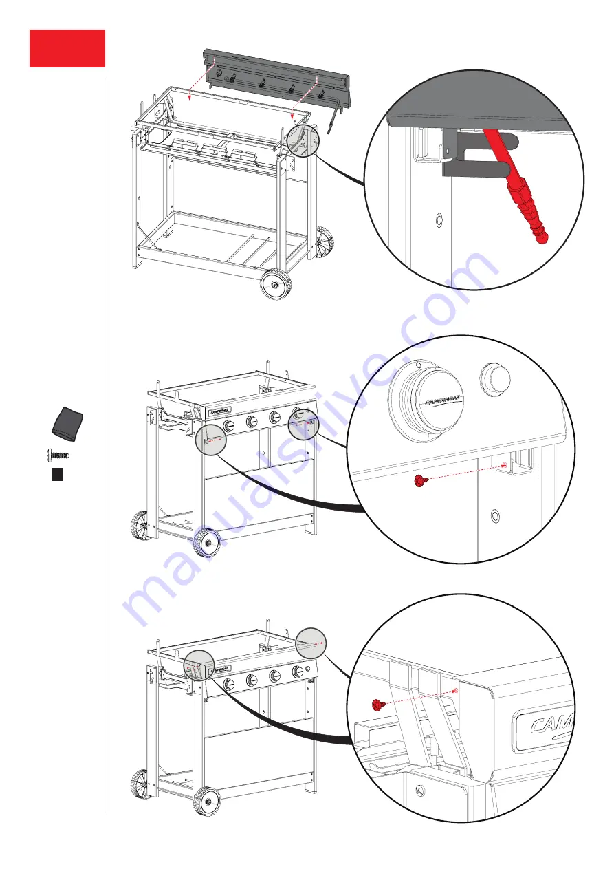 Campingaz DH Woody LX 4 Series Assembly Instructions Manual Download Page 13