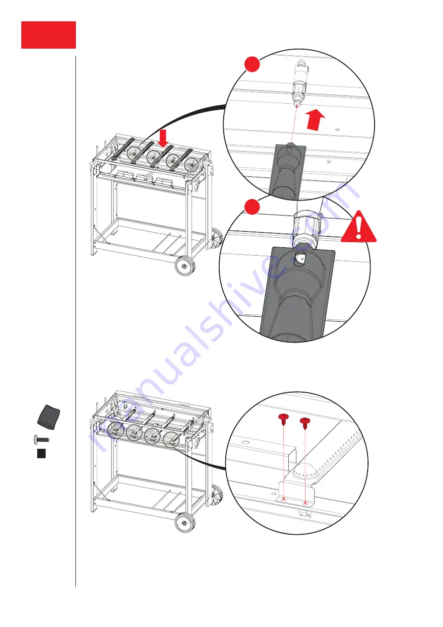 Campingaz DH Woody LX 4 Series Assembly Instructions Manual Download Page 14