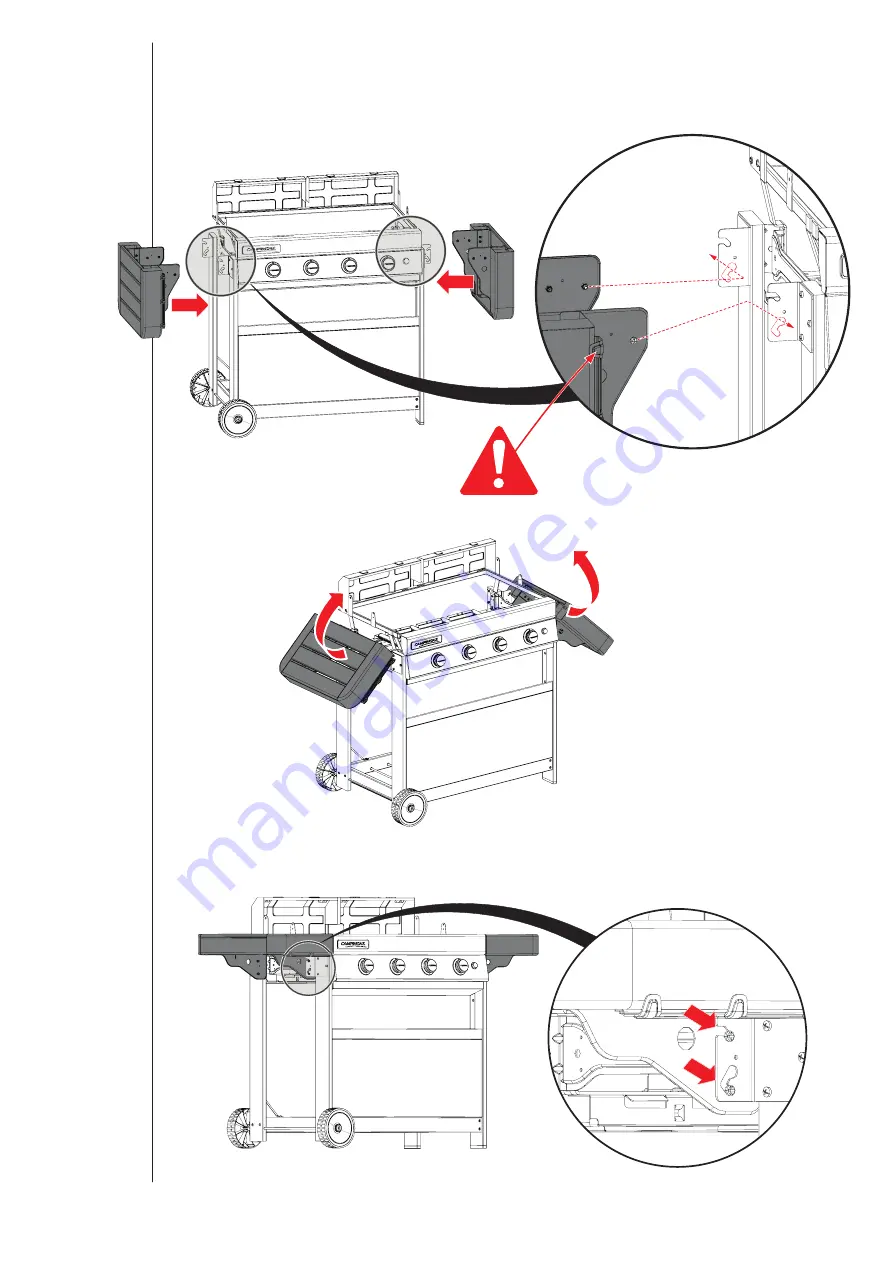 Campingaz DH Woody LX 4 Series Assembly Instructions Manual Download Page 16