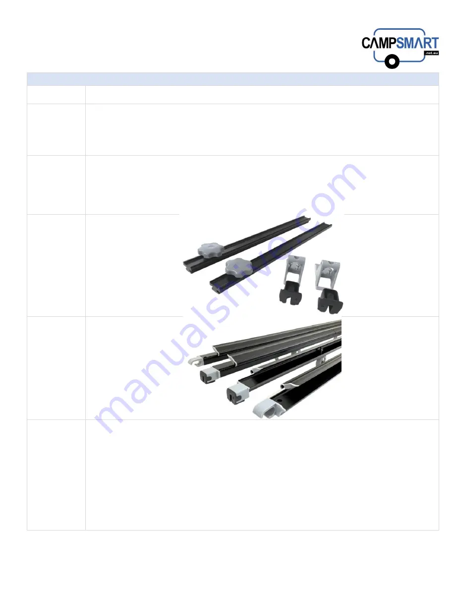 CAMPSMART CSAE310 Fittings Manual Download Page 1