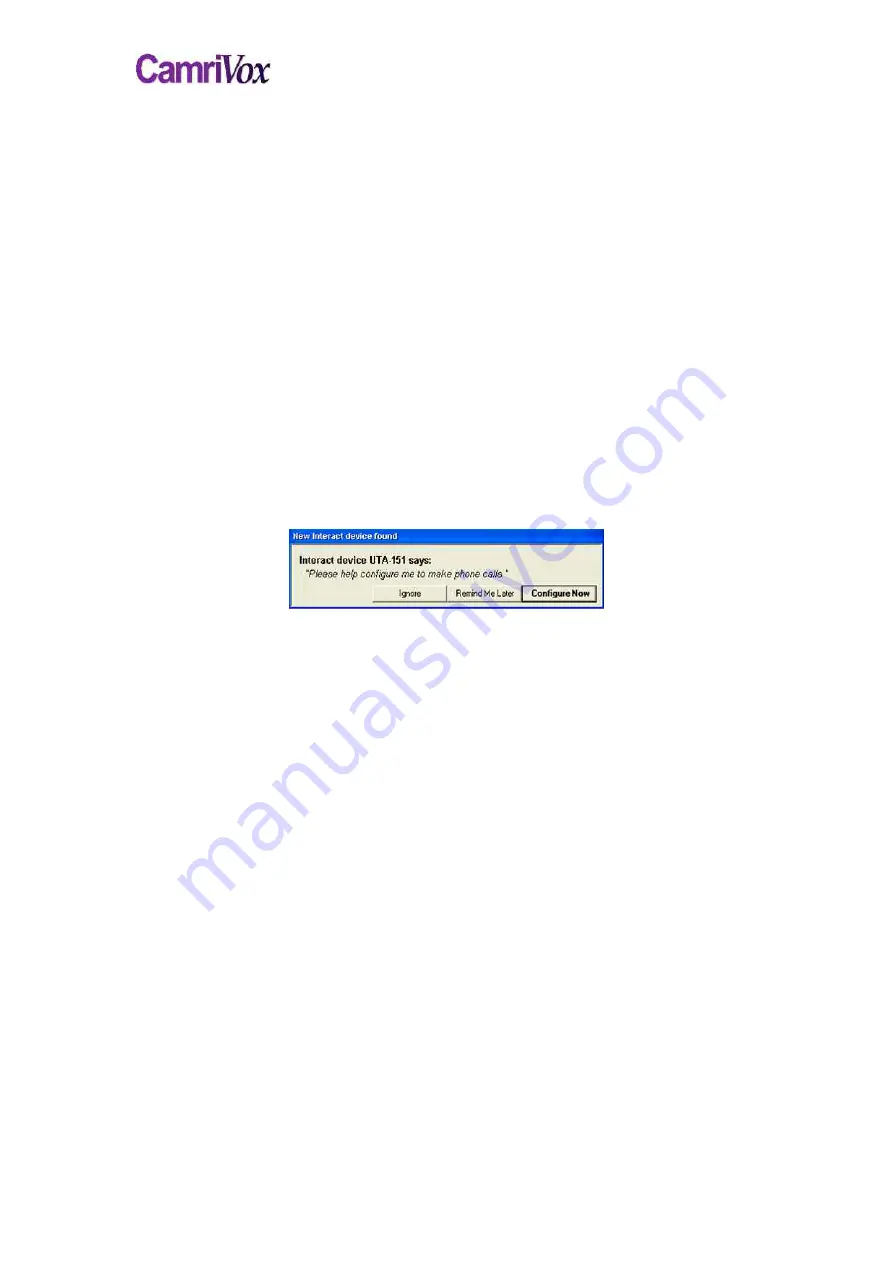 Camrivox UTA-151 User Manual Download Page 7