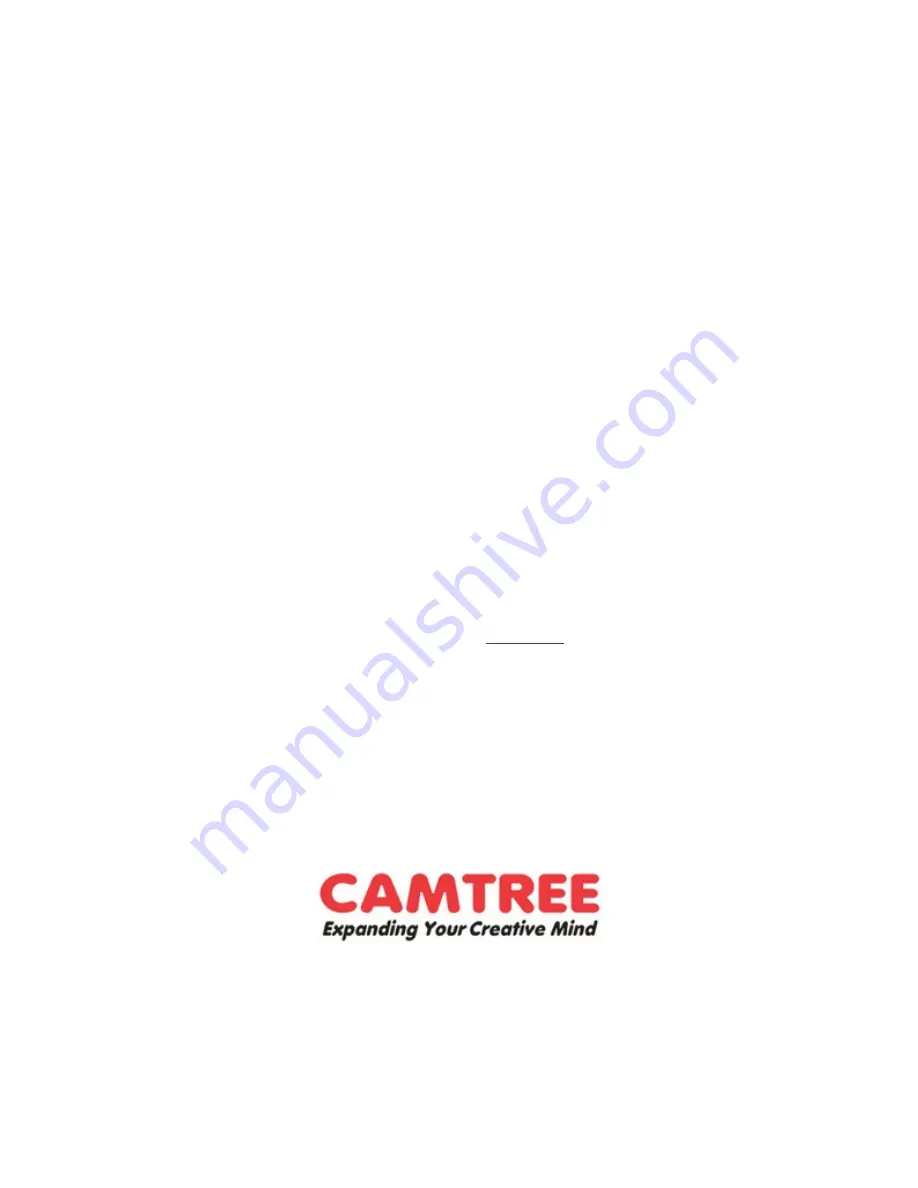 Camtree HUNT III DSLR Set Up And Operating Manual Download Page 6